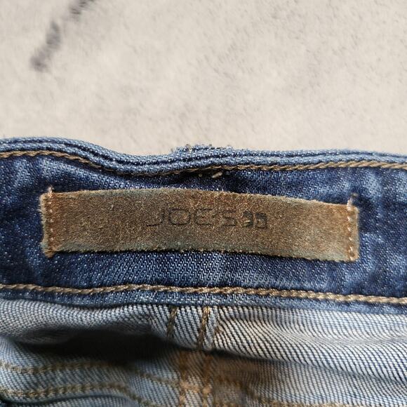 Joe's Jeans Skinny Jeans Womens 29 Blue The Icon Mid Rise Distressed Stretch - Picture 3 of 14